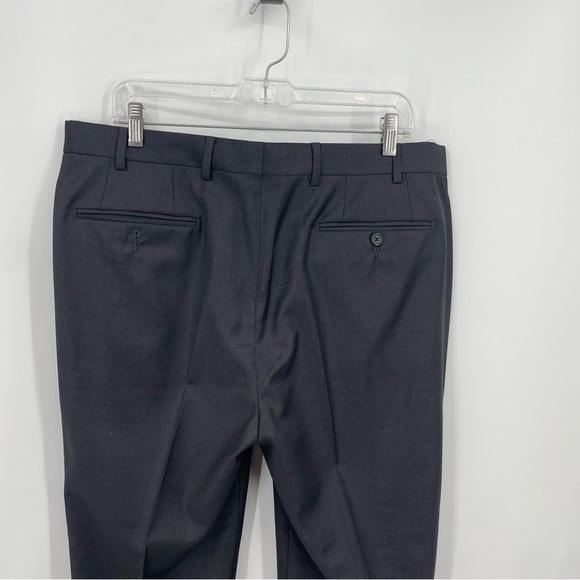 Loro Piana x Santorelli Roma Wool Charcoal Dress Pants / 35x27 - Picture 4 of 7
